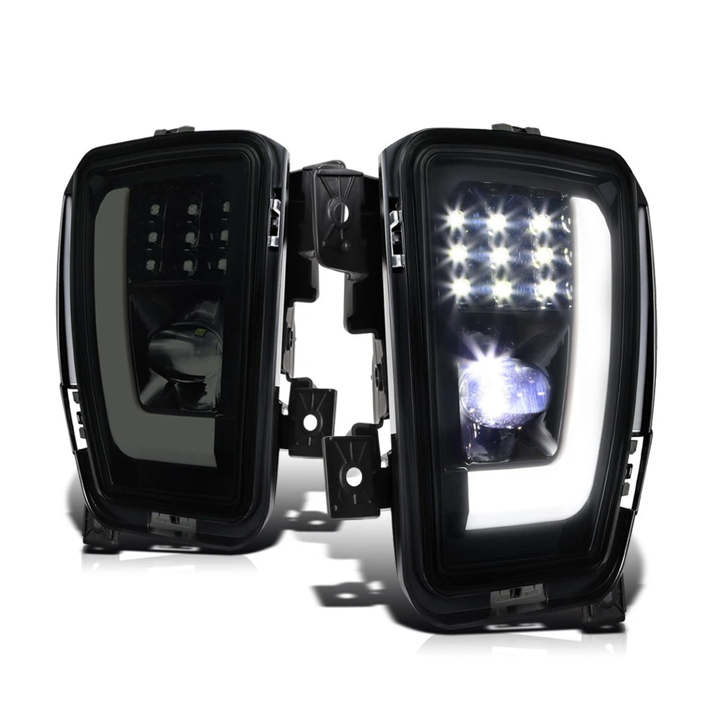 Smoked Lens Full LED Projector Fog Lights for Ram 1500 (2013–2024)