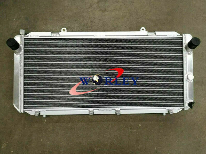 Aluminum Radiator & Blue Hose for Toyota MR2 SW20 3SGTE (1990-1997)
