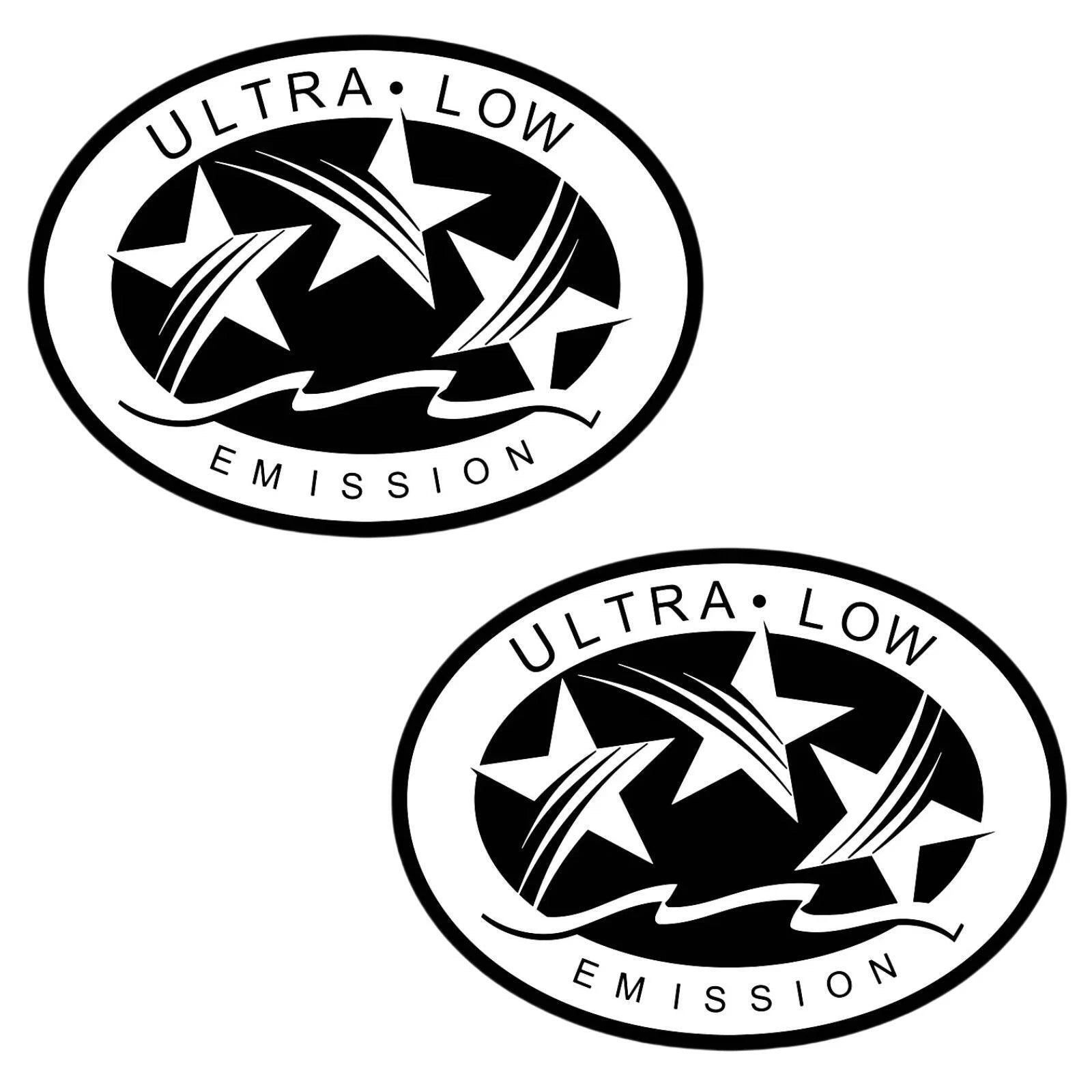 2X Ultra Low Emission Sticker Decal for Mercury Honda (Fits )