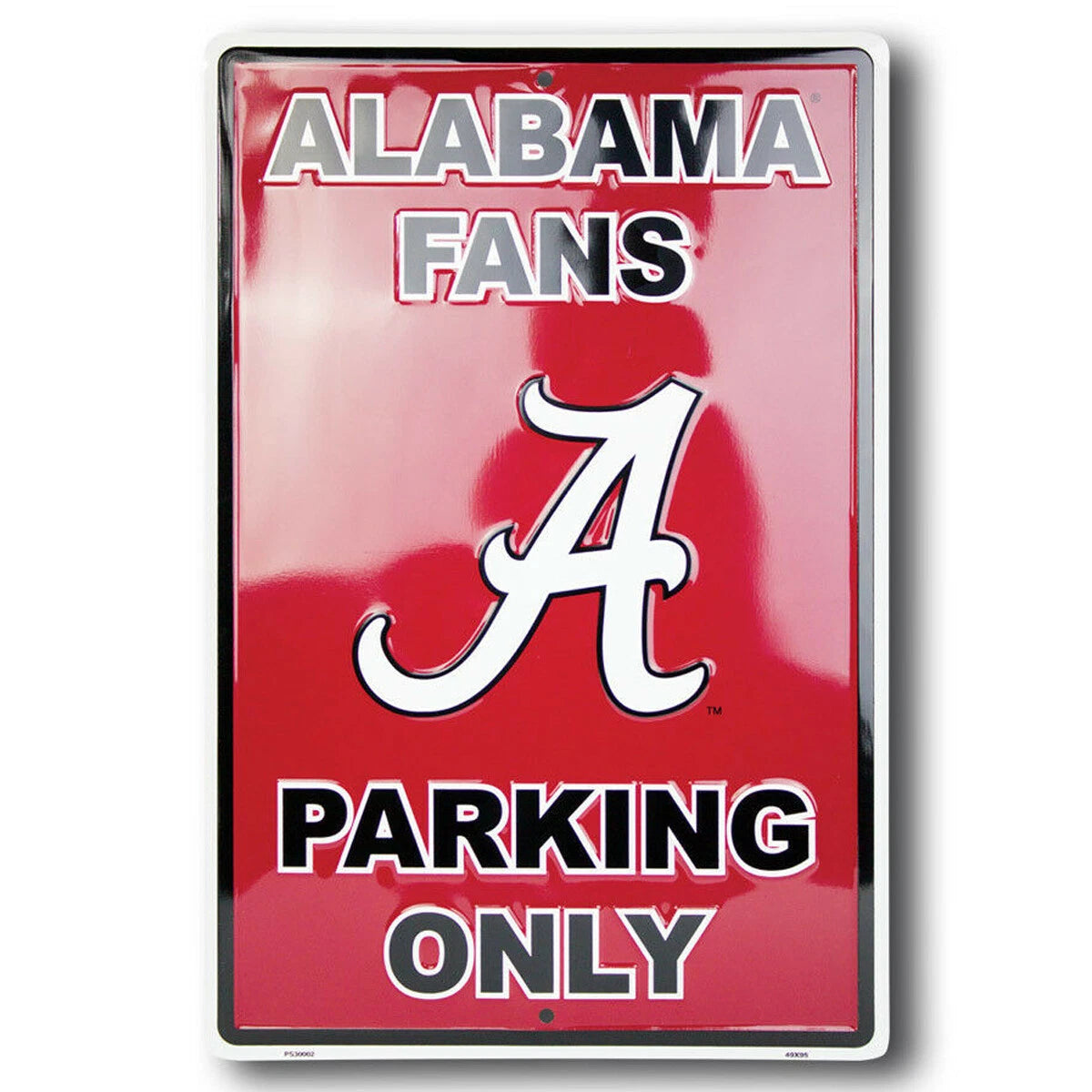 Parking Only Metal Sign for Alabama Fans (12"x 18")