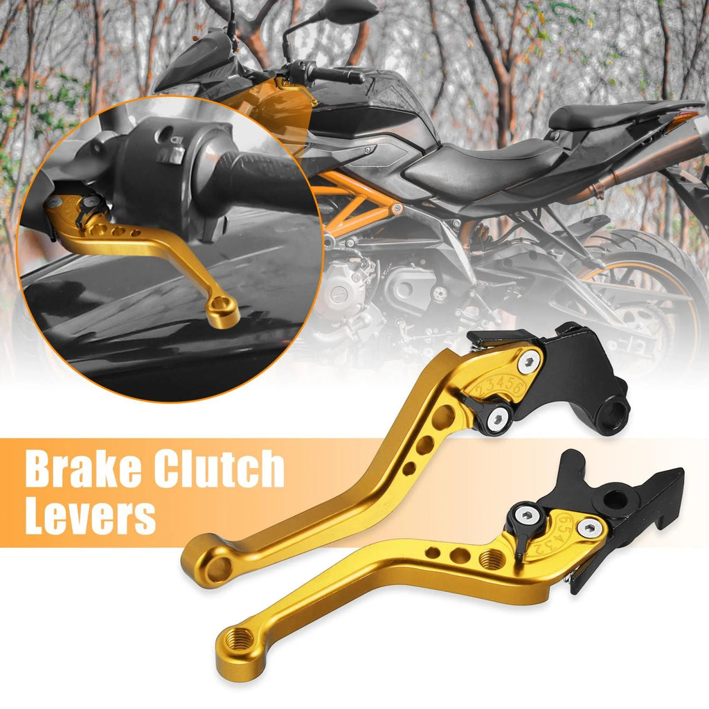 Brake Clutch Levers for Honda CBR300R (2016–2019) 1 Pair Gold Aluminum Alloy