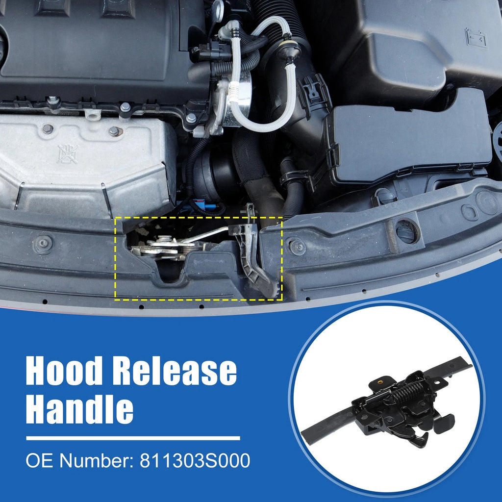 Hood Latch Assembly for Hyundai Sonata (2011–2014) No. 81130-3S000
