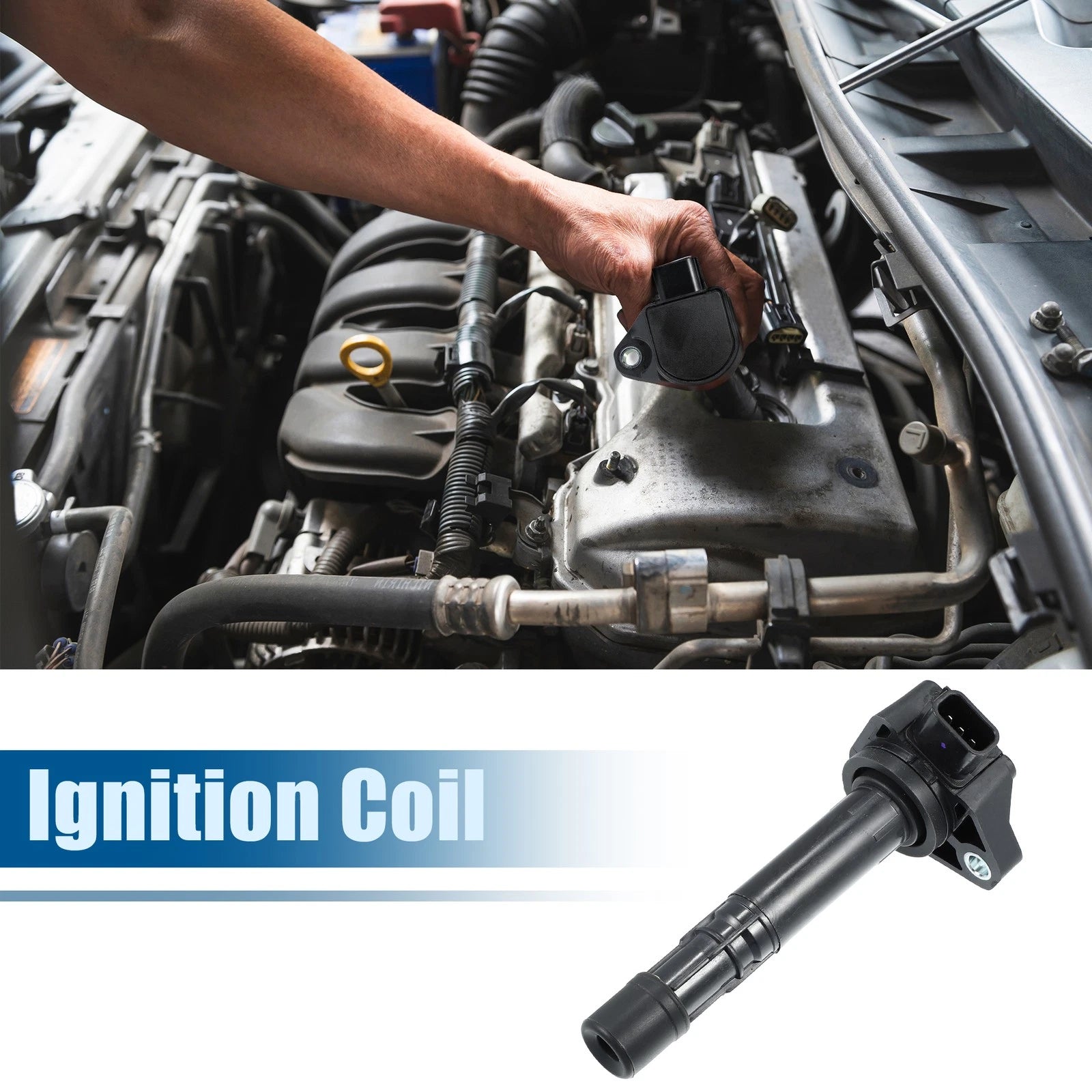 Set of 1 Ignition Coil for Honda Civic Acura EL 1.7L L4 C1460 12582000 (2001–2005)
