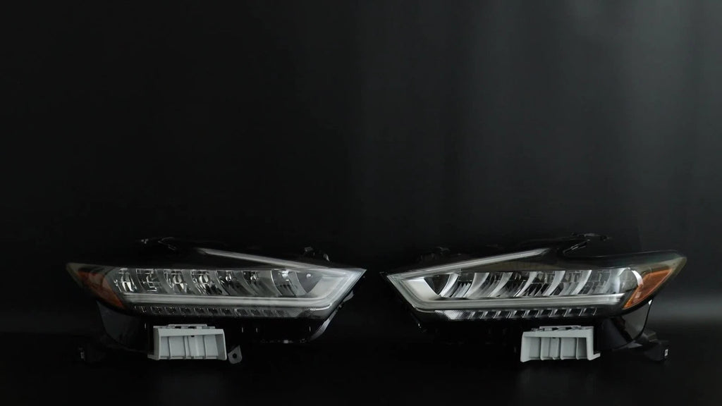 Set of 2 Chrome LED Headlights for Nissan Maxima (2019-2021)