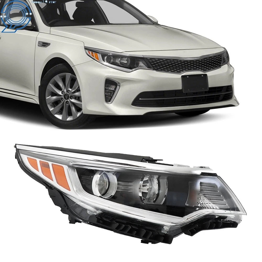 Headlight for Kia Optima (2016–2018) Halogen Right Passenger