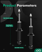 Rear Pair Shocks Struts for Lincoln LS (2000–2006) Ford Thunderbird (2002–2005)