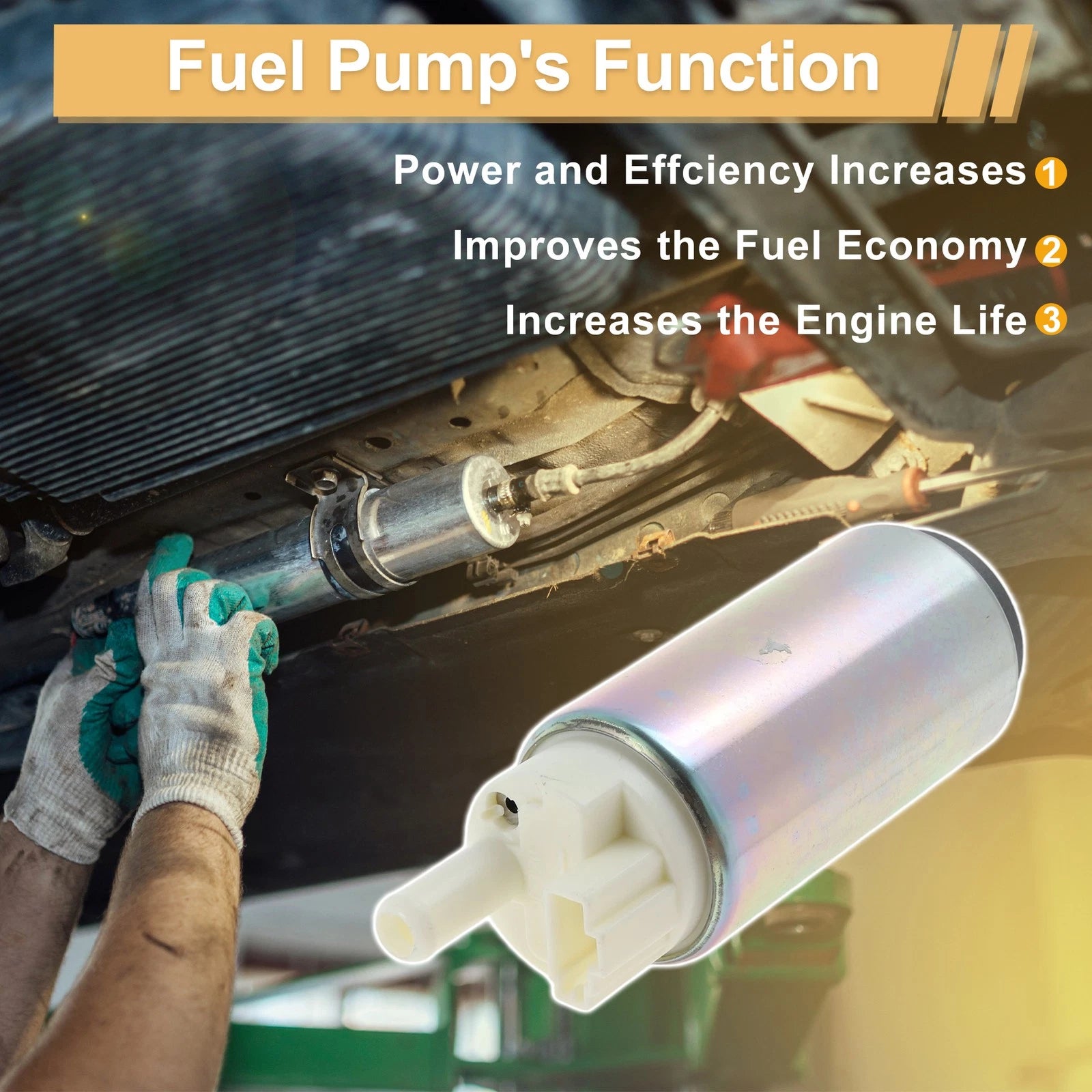 Fuel Pump for Suzuki Boulevard C50 (2005–2018) Replaces 13836