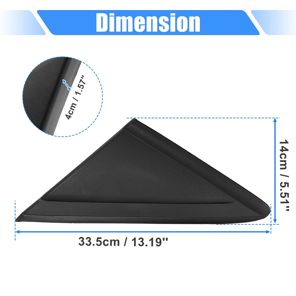 Left Mirror Corner Triangle Fender Cover for Ford Escape (2013–2019) CJ54-S16003AD5JA6