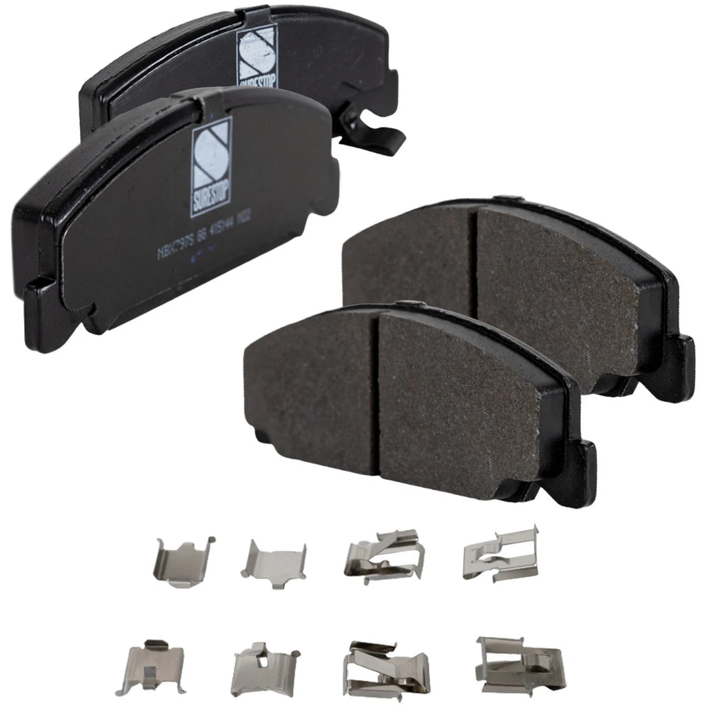 Front Brake Disc Rotors and Pads Kit for Honda Accord (1985)