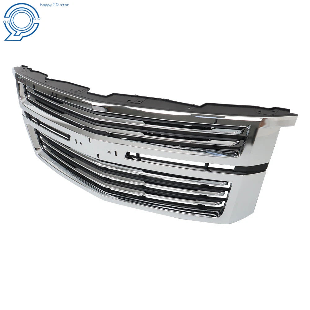 Chrome Front Upper Grille for Chevy Tahoe/Suburban LTZ (2015-2020)