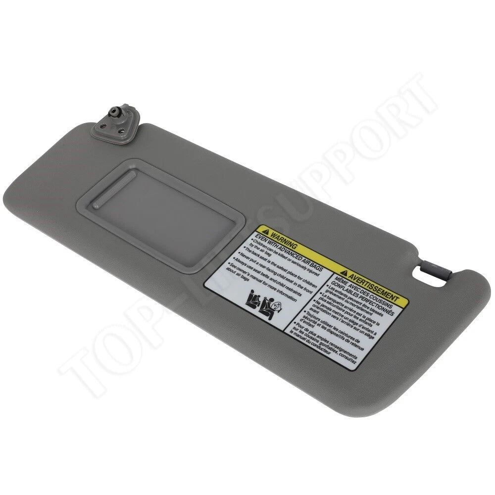 Driver Sun Visor for Toyota Highlander (2004–2007) Gray