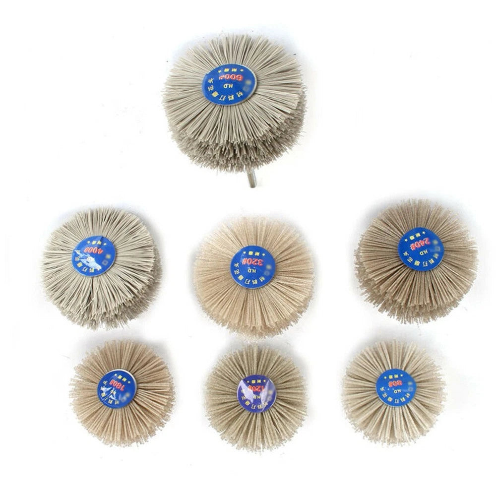 Abrasive Nylon Wheel Brush 80mm Diameter 80 600 Grit for Smooth Finish