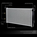 Full Aluminum Core Cooling Radiator for Subaru Legacy (1990–1994) DPI 1183