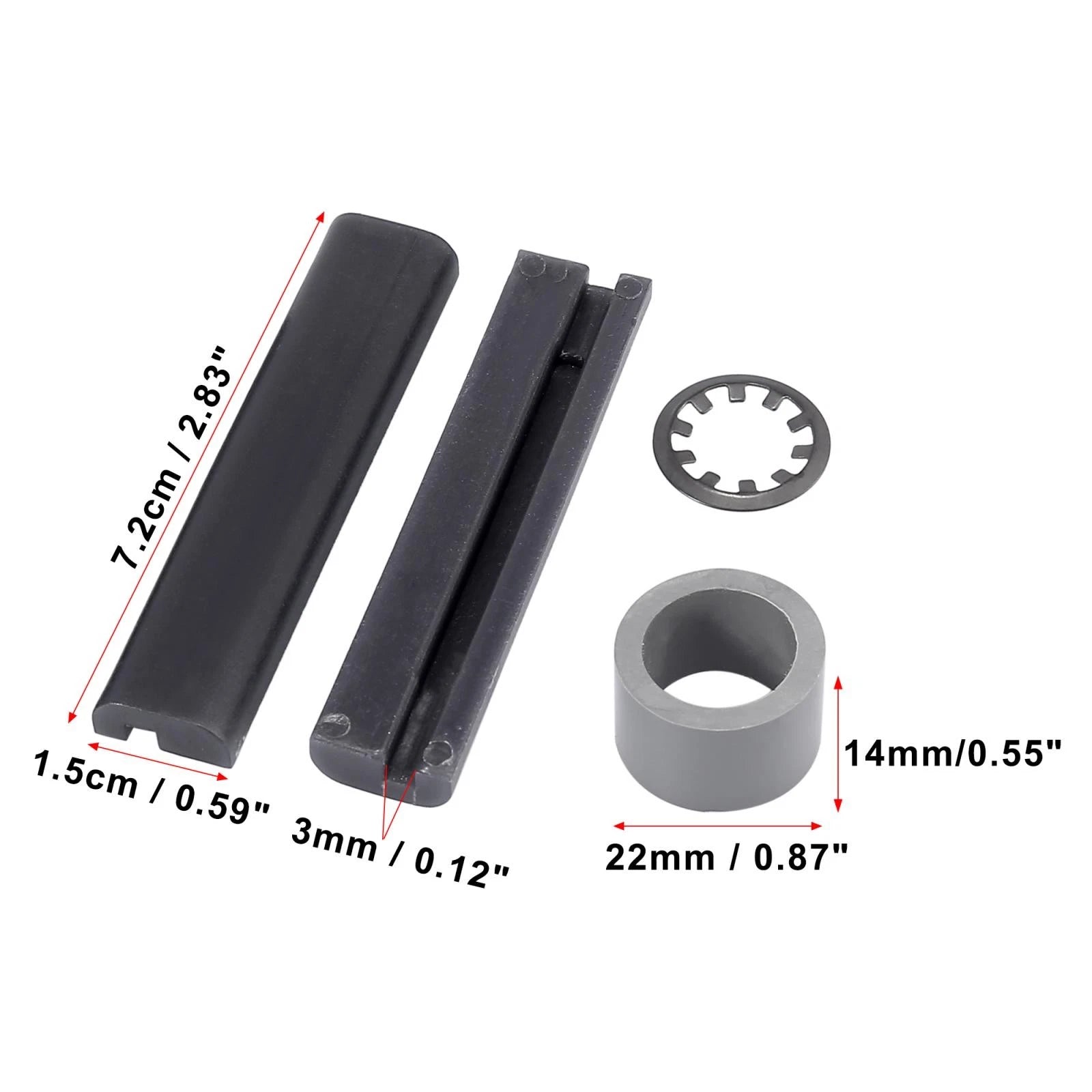 Rear Hatch Motor Guide Bushing Kit for Chevrolet Camaro, Pontiac Firebird (1993–2002)