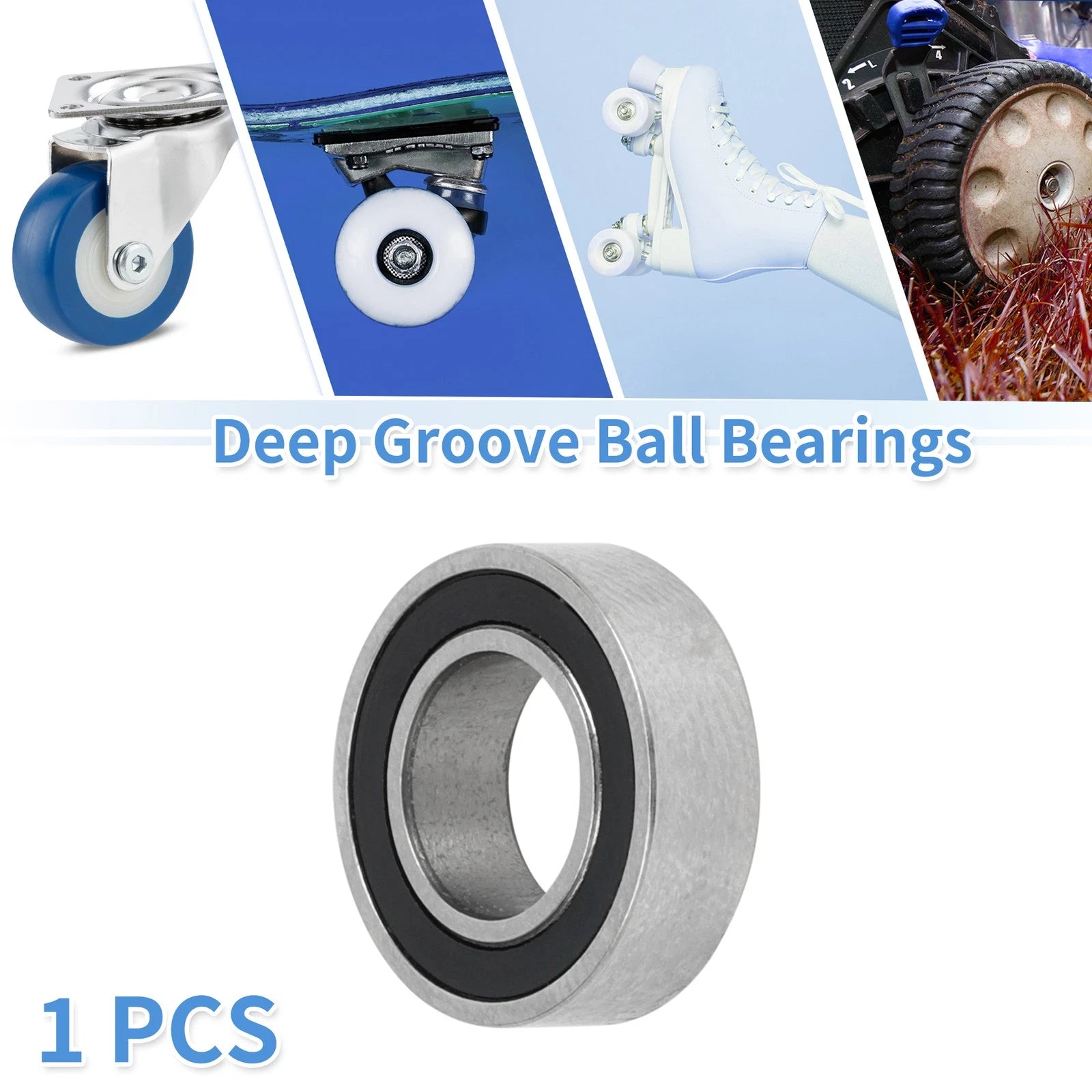 Deep Groove Ball Bearing 7x13x4mm for Scooter Skateboard (MR137-2rs)
