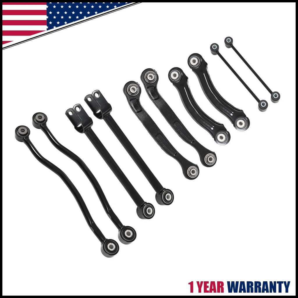 Set of 2 Rear Upper & Lower Control Arm Sway Bar for Dodge Charger Challenger (2005–2016)