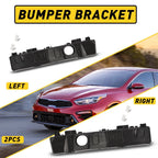 Set of 2 Front Bumper Bracket Retainers for Kia Forte (2019–2022)