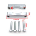 Set of 2 Chrome CNC Aluminum 0.75" Front Fender Spacers for Harley Touring (1984–2013)