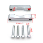 Set of 2 Chrome CNC Aluminum 0.75" Front Fender Spacers for Harley Touring (1984–2013)