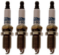 Set of 4 Double Platinum Spark Plugs for Dodge Caliber (2009–2010)