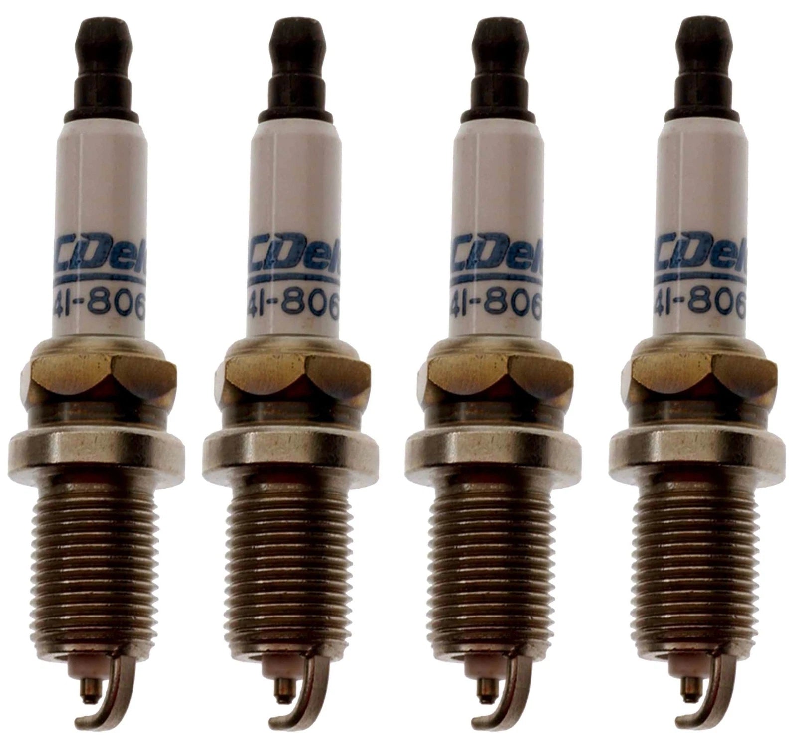 Set of 4 Double Platinum Spark Plugs for Dodge Caliber (2009–2010)