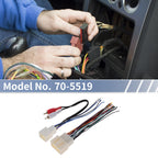 Set of 2 Car Stereo CD Player Wiring Harness for Ford Crown Victoria (1998–2001)