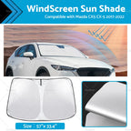 WindScreen Sun Shade for Mazda CX-5 (2017–2022) UV Block Foldable