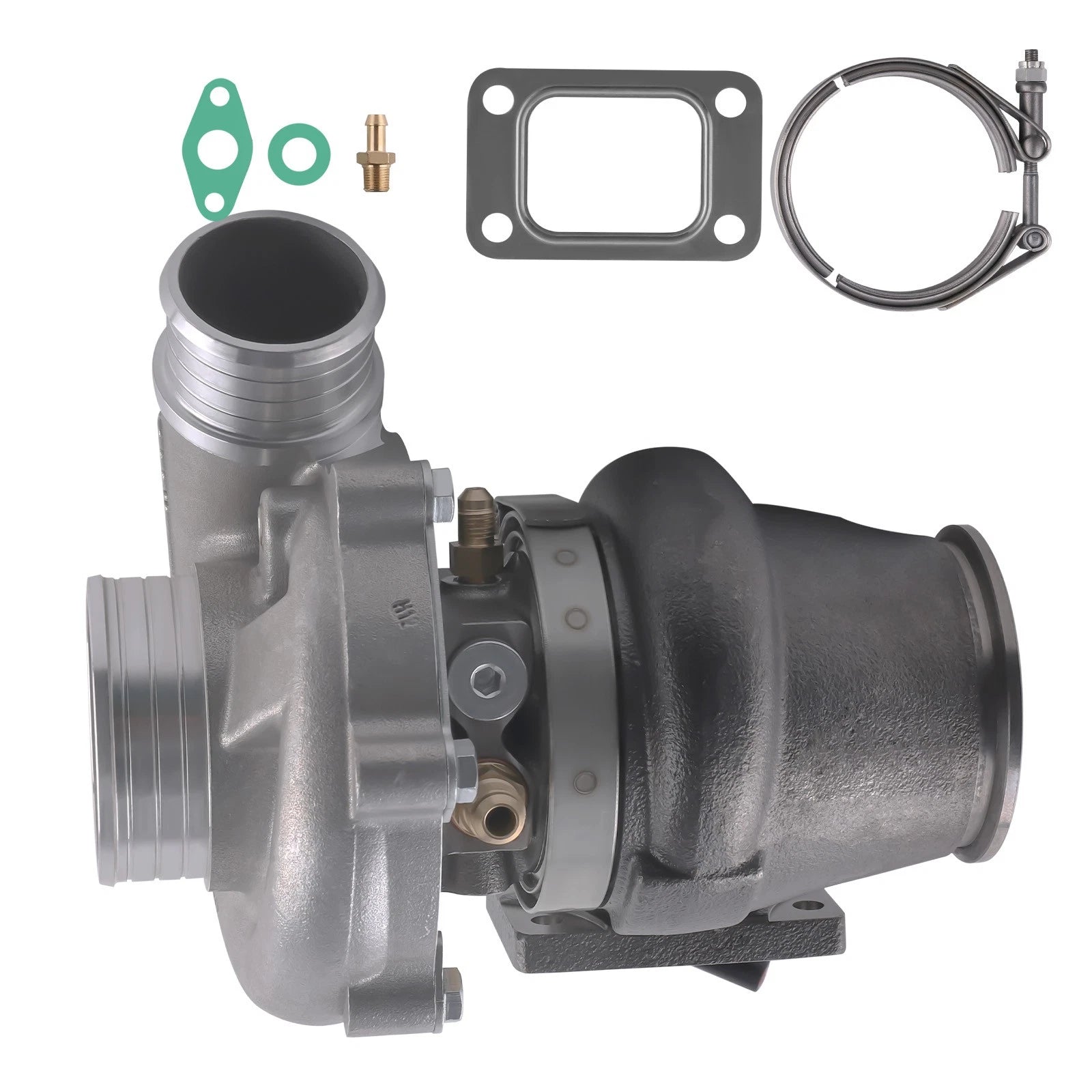 Billet Turbocharger T25 for Turbocharged Applications (0.70 AR, V Band)