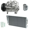 AC Compressor Kit With Condenser Replacement for BMW 320i 2.0L Turbo (2015–2015)