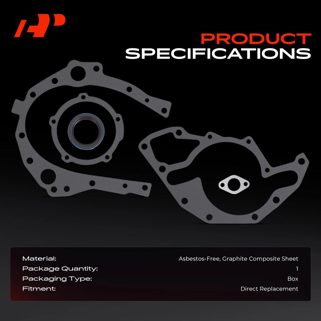 Engine Timing Cover Gasket Set for Chevy Equinox Malibu Impala (2005-2009)