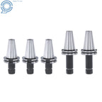 5pc CAT40 ER16 Tool Holder Set for CNC Machines (Short & Long Chuck)