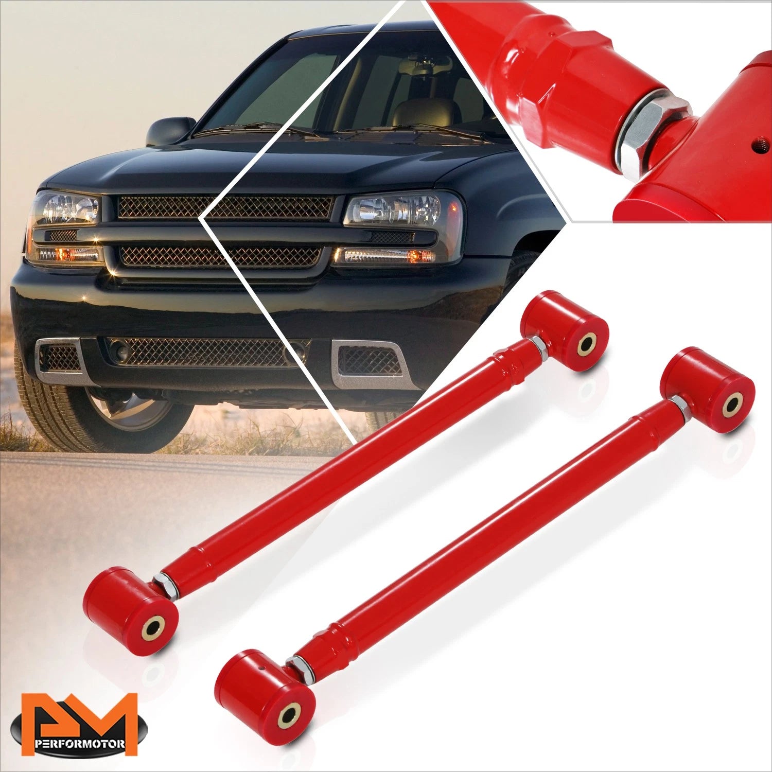 Set of 2 Rear Lower Control Arms for Avalanche Suburban Yukon XL 1500 (2000–2013)