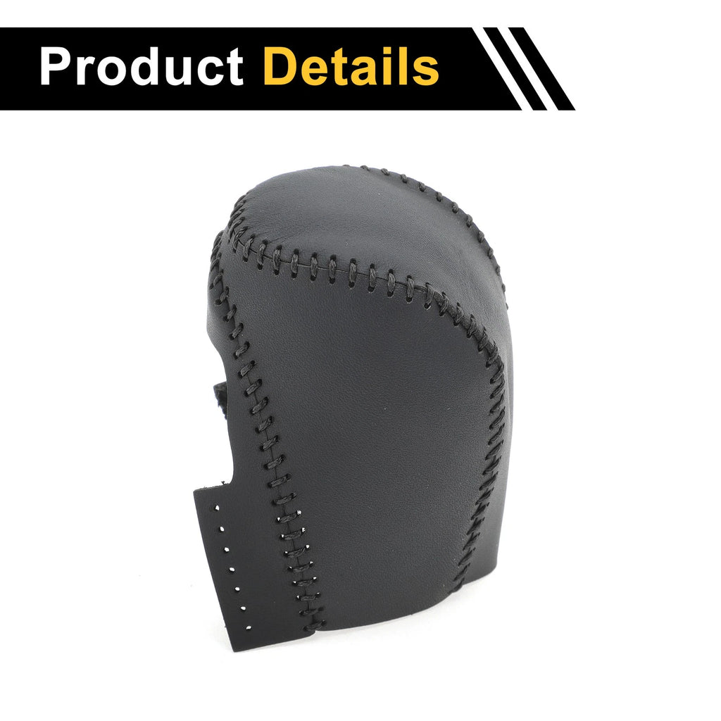 1 Pc Gear Shift Knob Cover for Honda Civic (2016–2021) Black Faux Leather