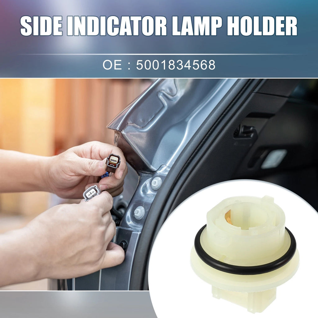 Side Indicator Lamp Holder for Nissan Volvo (White)