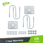U Bolt Kit for 3500lb Trailer Axle 2-3/8" Round (5-1/2" Long, 1/2" Diameter)