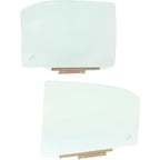 Set of 2 Door Glass for Toyota Camry (2007–2011) Rear Driver & Passenger