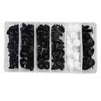 100 Pcs Push Retainer Pin Rivet Fasteners for Bumper Door Trim Panels