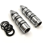 O Ring Chrome Hand Grip for Harley Dyna Low Rider / Honda Shadow 600 VLX (1991–2023)