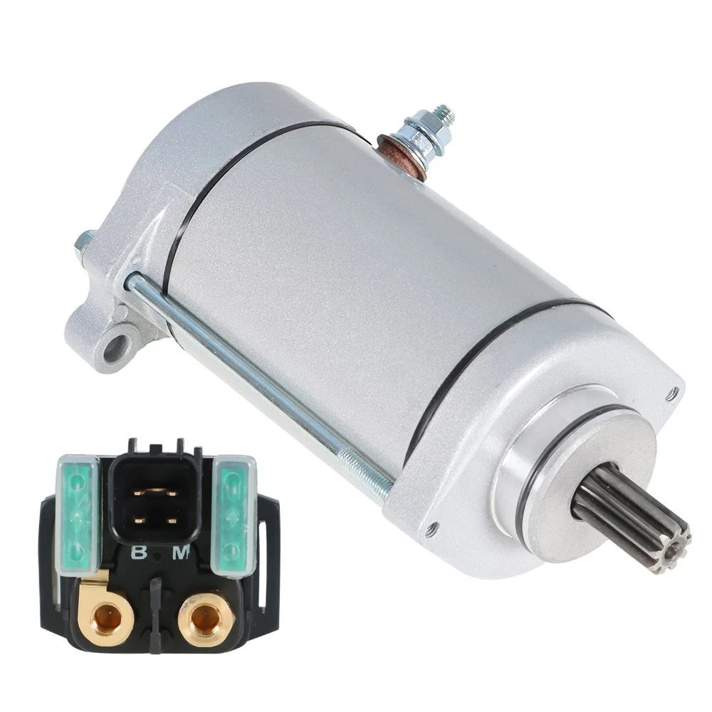 Starter and Relay/Solenoid for Suzuki VL1500 VL1500B Intruder 1500 (1998–2004)
