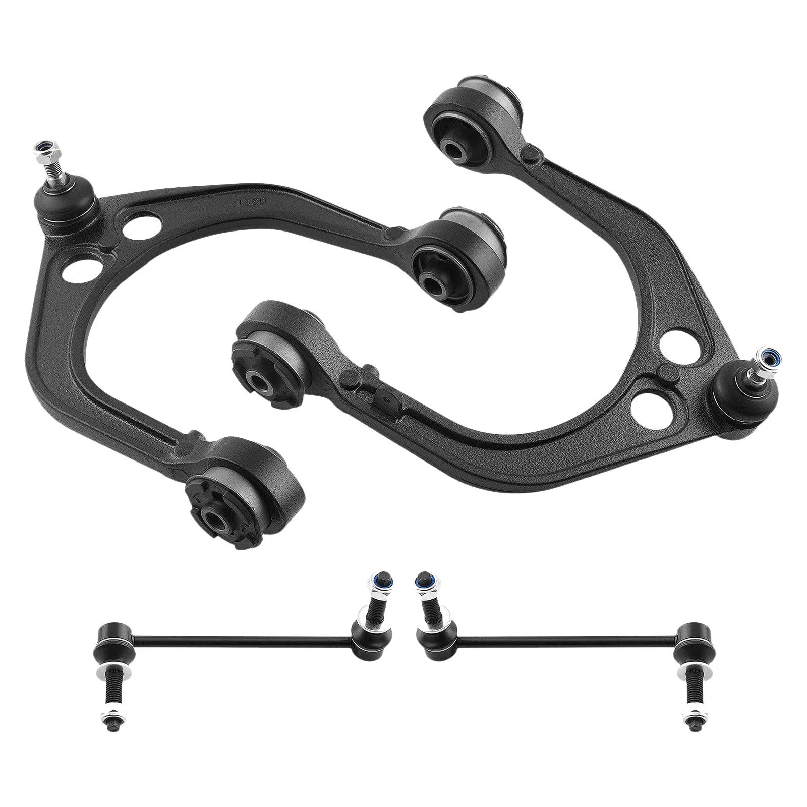 4X Front Upper Control Arms Sway Bar Links for Dodge Challenger Magnum (2008–2019)