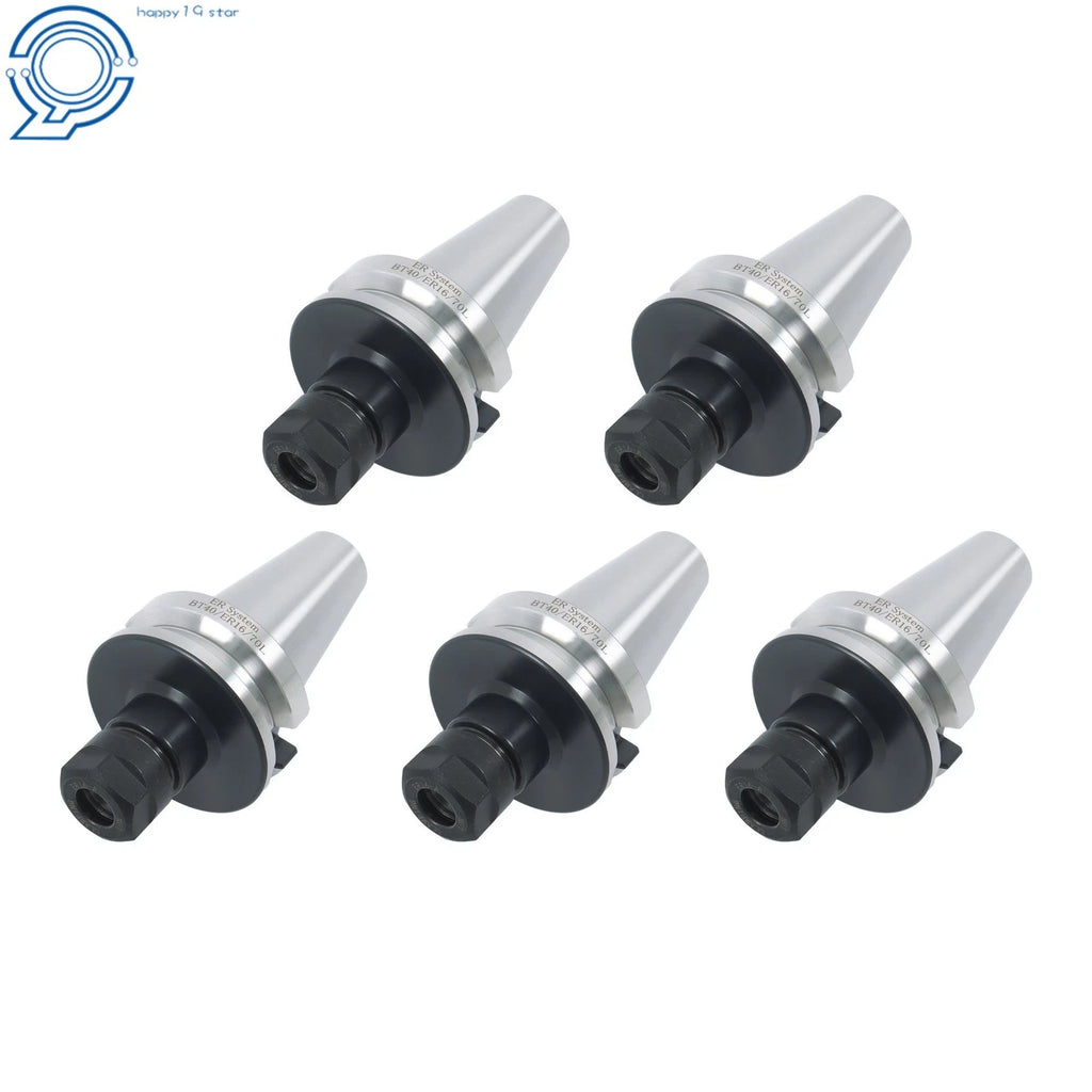 Set of 5 Collet Chucks for CNC Machines (20000 RPM)
