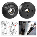 2X Trim Cap for Mercury Verado Outboard 200HP-450HP (Black ABS)