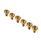6 x Gold Titanium M5x25mm Torx Head Bolts for Bike Motorcycle