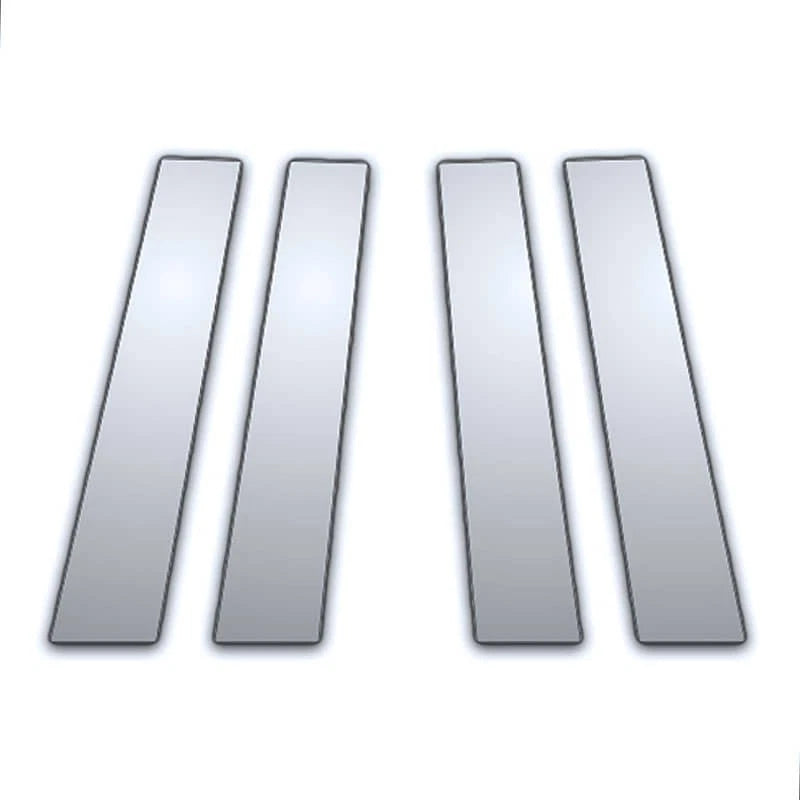4Pc Chrome Pillar Post Covers for Ford Fusion (2010–2012)