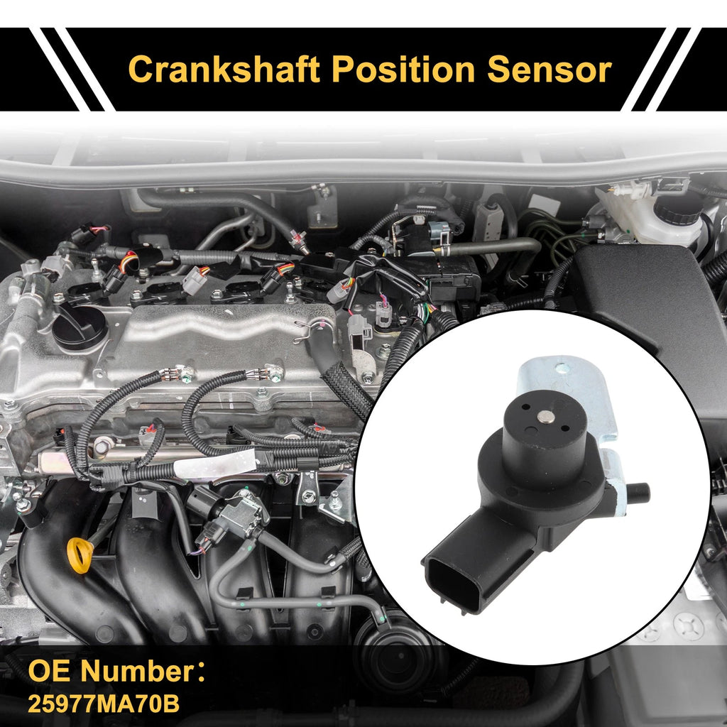 1 Pc Crankshaft Position Sensor No.25977MA70B for Nissan Patrol (2000–2019)