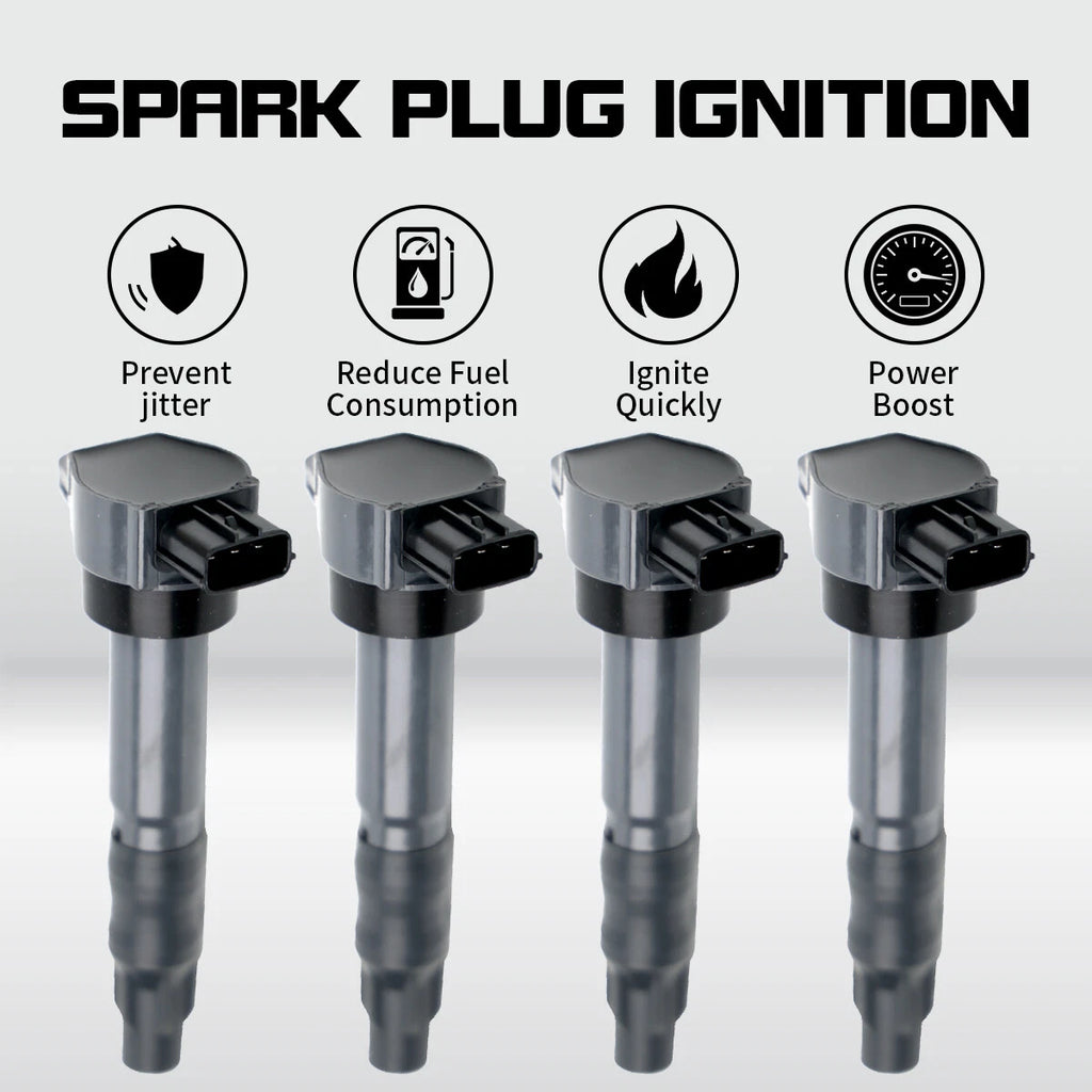Set of 4 Ignition Coils UF532 for Mitsubishi Eclipse Galant Lancer (2000–2005)