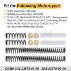 41mm Front Fork Springs Lowering Kit for Dyna Wide Glide (1985–2005)