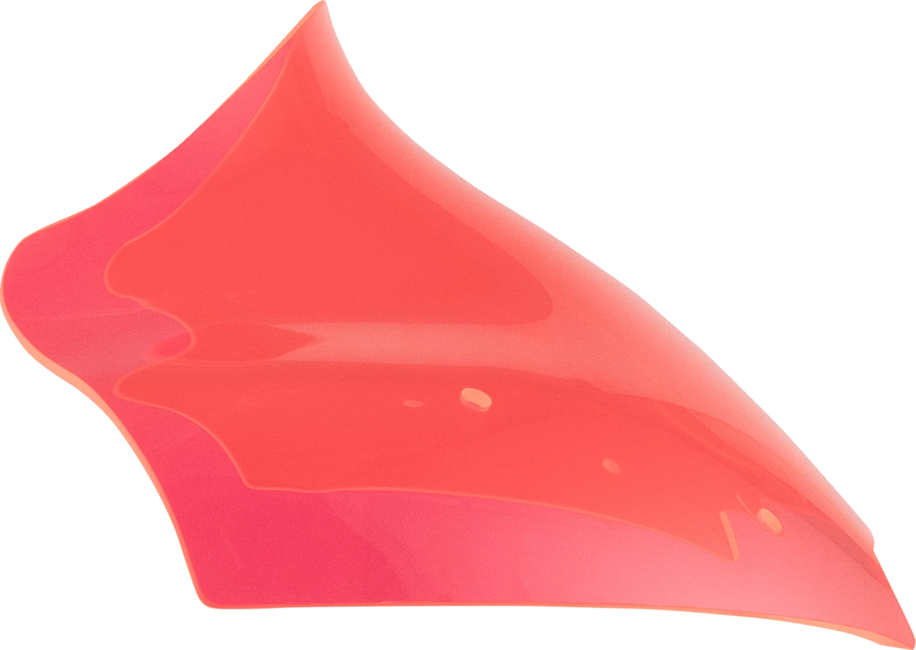 Klock Werks 10" Kolor Flare Windshield for FLTR (KWW-01-0710) - Pink Ice