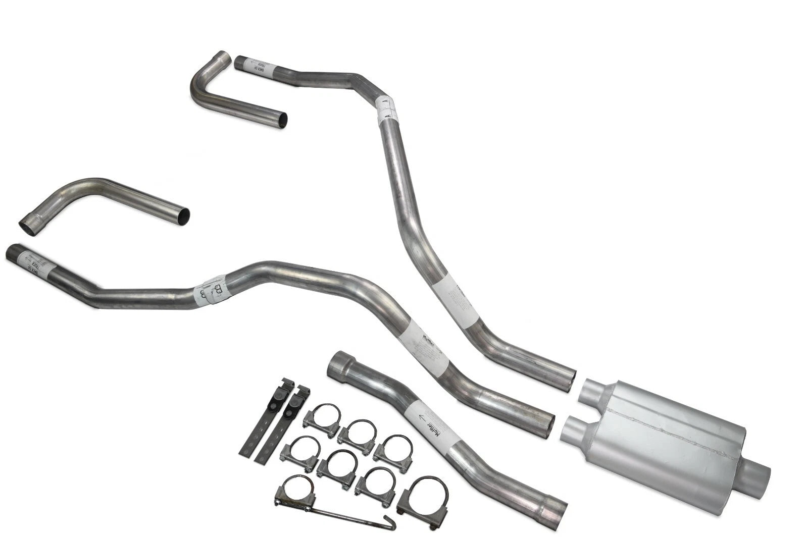 Dual Exhaust 2.5 Inch 2 Chamber for Nissan Titan (2004–2006)