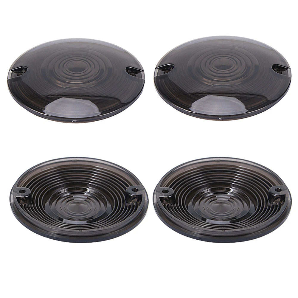 Turn Signal Light Lens Cover Smoke for Harley Touring Electra Glide (2014–2023)